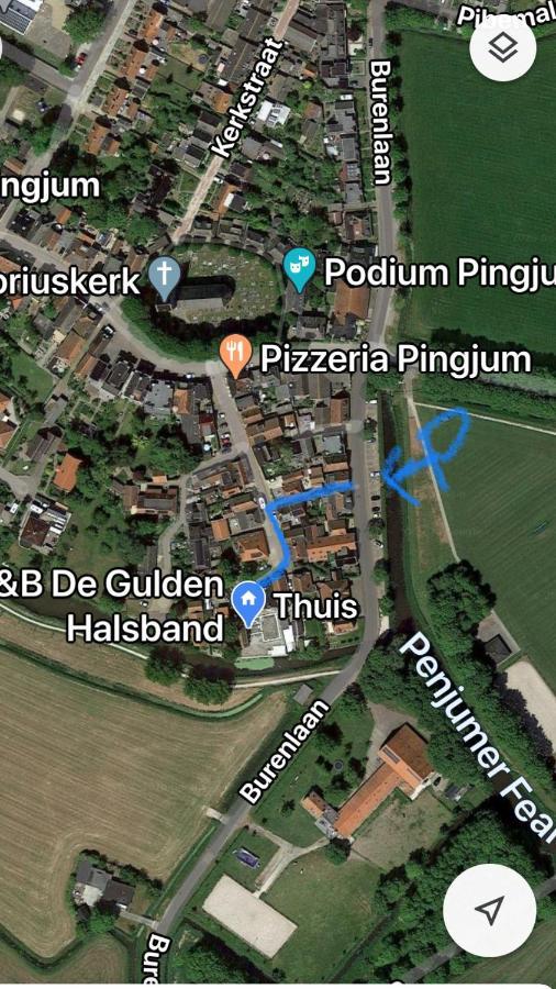 B&B De Gulden Halsband Pingjum Eksteriør bilde