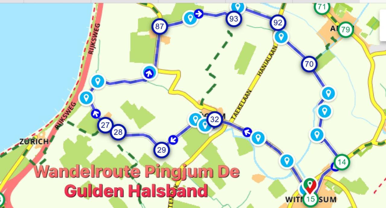 B&B De Gulden Halsband Pingjum Eksteriør bilde